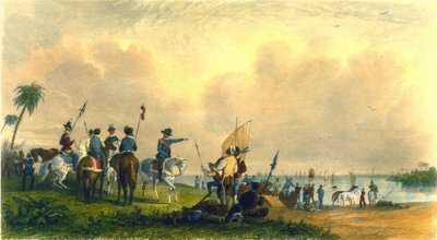 The Landing of De Soto at Tampa Bay in 1539 by Captain Seth Eastman